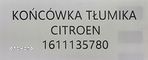 NOWA ORG KOŃCÓWKA TŁUMIKA CITROEN / PEUGEOT / TOYOTA - 1611135780 - 6