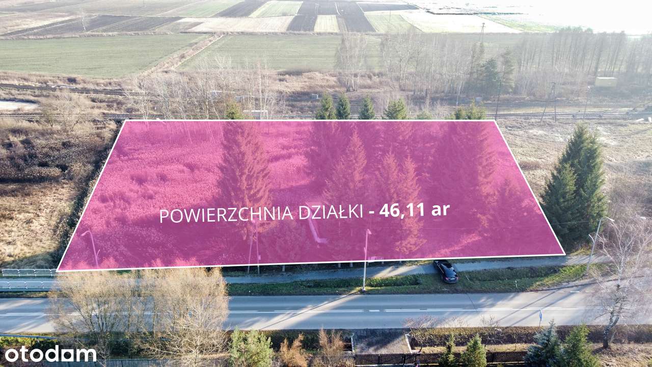 46 ar przy obwodnicy – duża działka z zabudową i mediami | Sobów - Pełny obrazek: 2/15