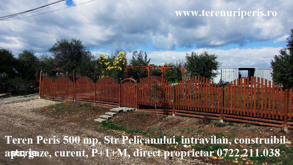 Teren Peris 500mp IN RATE 500 € teren langa Corbeanca, Balotesti-5