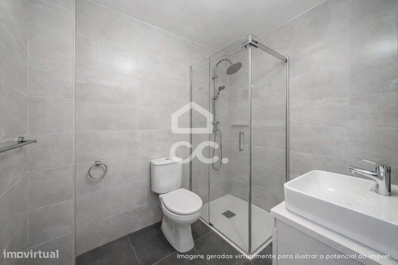 Apartamento T2 com garagem na Maia, junto ao Metro Parque Maia-15