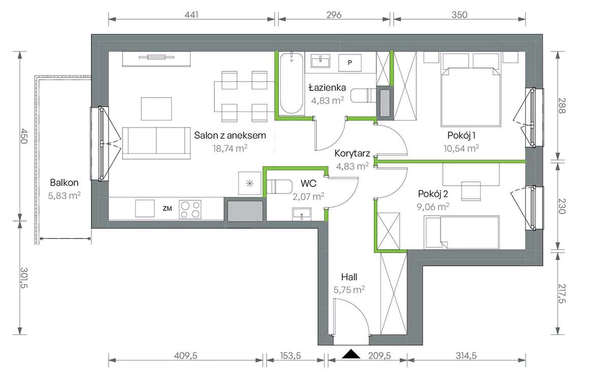 IDEALNE DLA RODZINY ! ŚWIETNA KOMUNIKACJA | Niedaleko SKM oraz METRO!-1