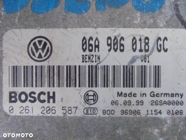 SEAT TOLEDO 1.8 KOMPUTER 06A906018GC 0261206587 - 3