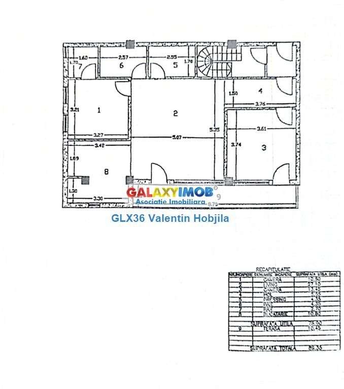 Vanzare apartament 89 mp Baneasa Jandarmerei mobilat etaj 1-19