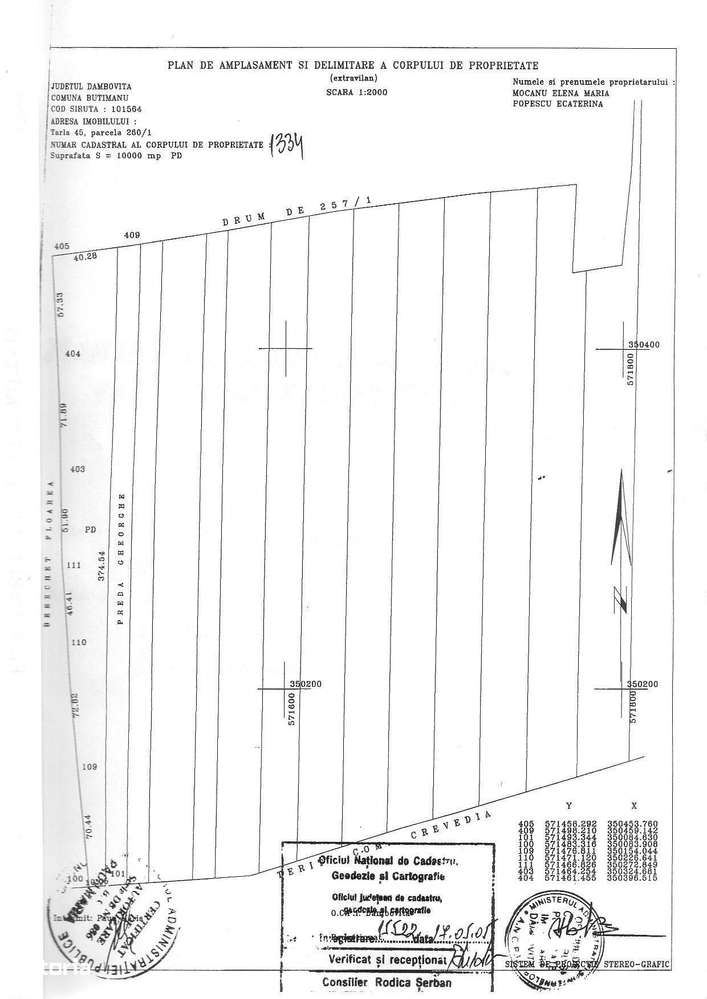 Teren extravilan 10.000 mp - Lucianca - Butimanu - Imagine principală: 2/4