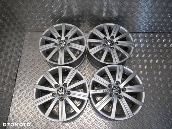 Felgi Vw Golf V VI Caddy Touran 6,5Jx15 et50 5x112 5K0 - 1