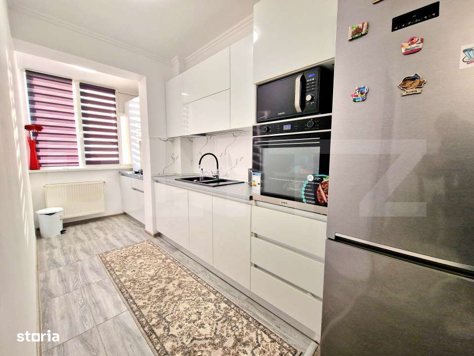 Apartament cu 3 camere, finisat modern, 62 mp, balcon, garaj, Urusagul - Imagine principală: 4/9