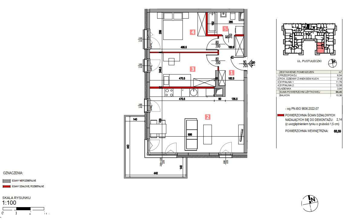 3-pokojowe mieszkanie na Ursynowie-3