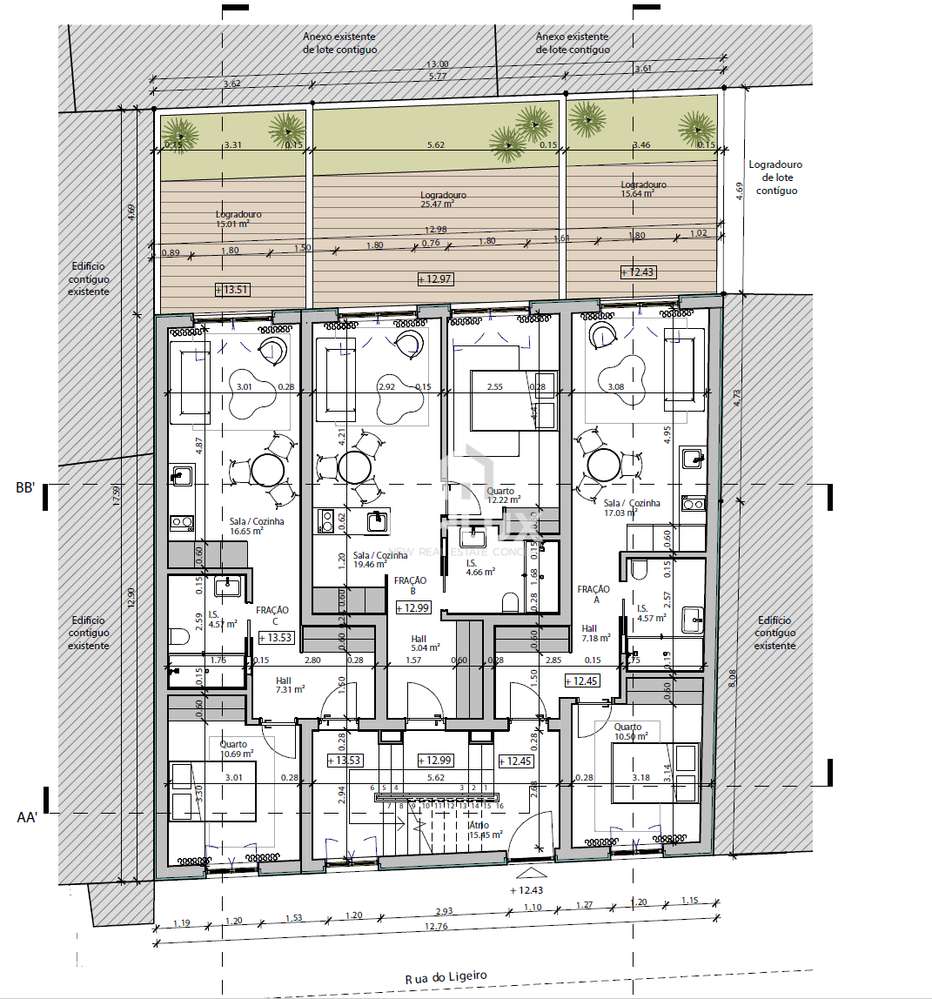 Prédio para renovar com logradouro com projeto aprovado - Totalmente d - Grande imagem: 5/11