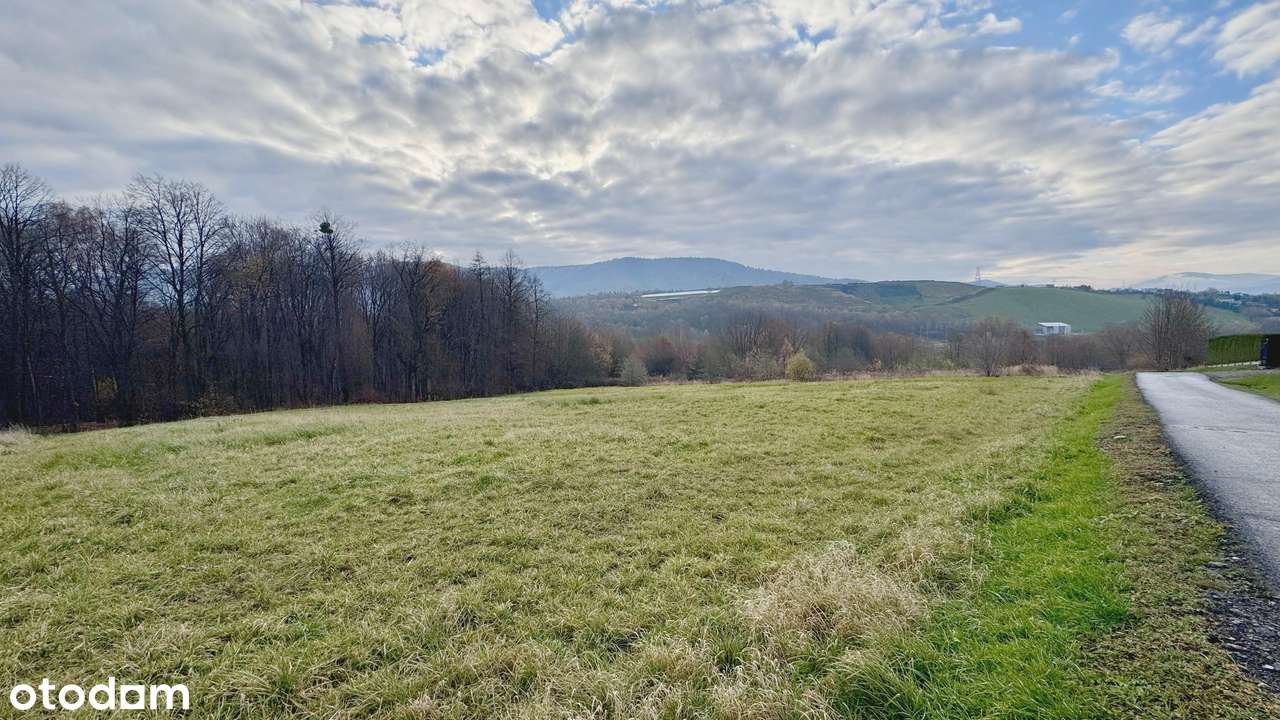 Działka z WZ w Bielsku-Białej – 5006 m² w zielonej części Hałcnowa!-5