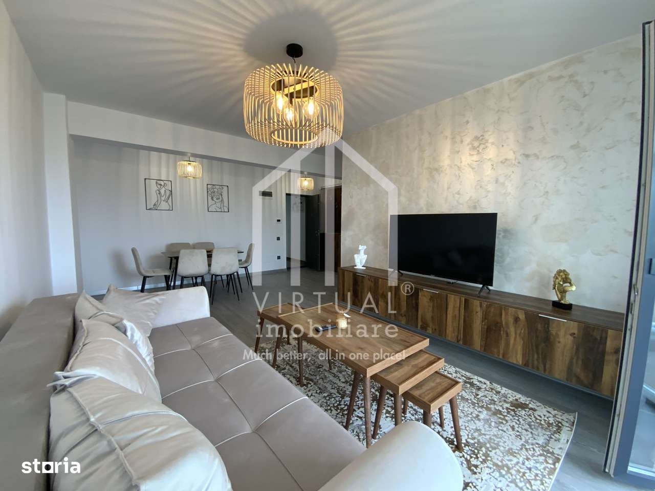 Ap. de inchiriat in Sibiu  2 camere, bloc cu lift , loc de parcare, AC - Imagine principală: 2/14