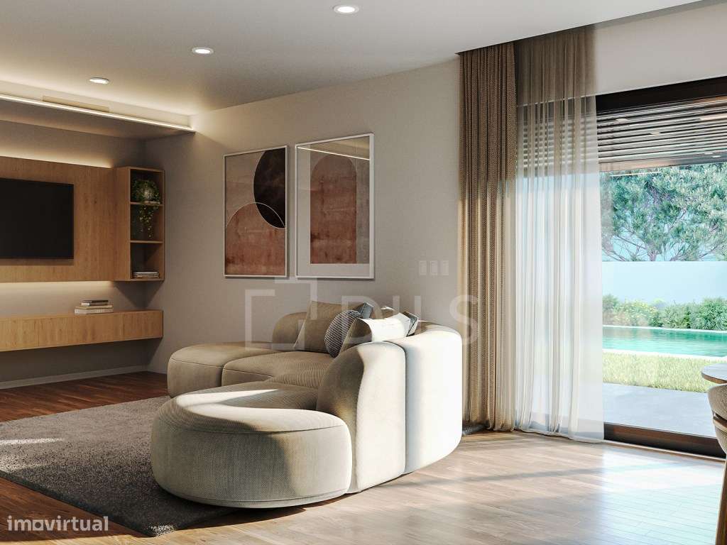 Moradia T3 com garagem e piscina na Herdade do Meio, Amora - Grande imagem: 2/14