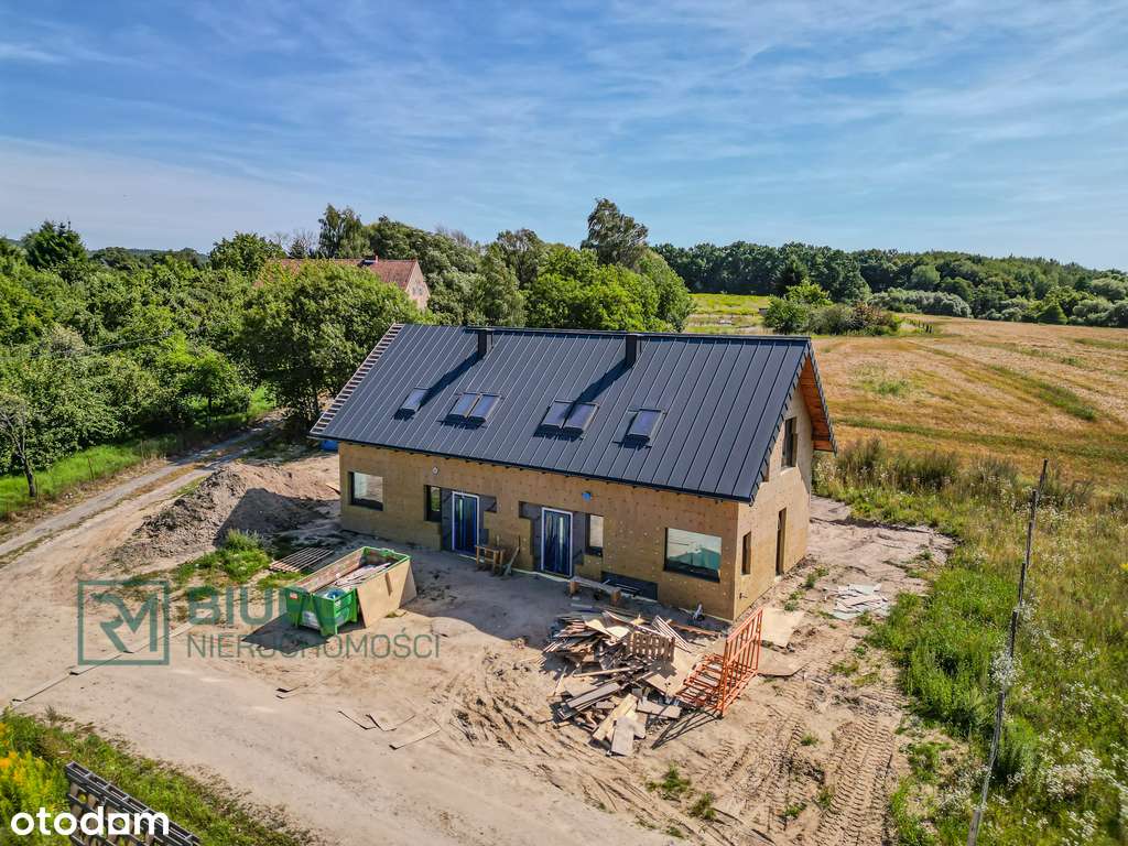 Gotowy dom z ogrodem, Okólnik, 86,97 m2-0
