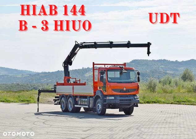 Renault Kerax 380 DXI*HIAB 144 B-3 HIDUO/PILOT*6x4 - 1