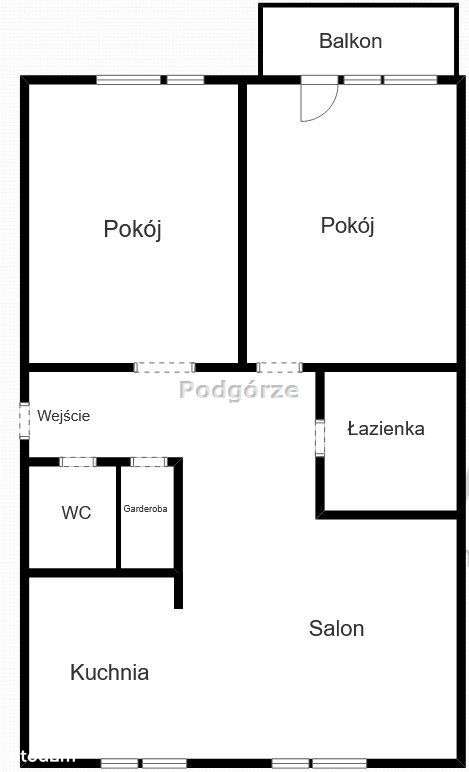 3 pokoje, balkon, blok cegła-3