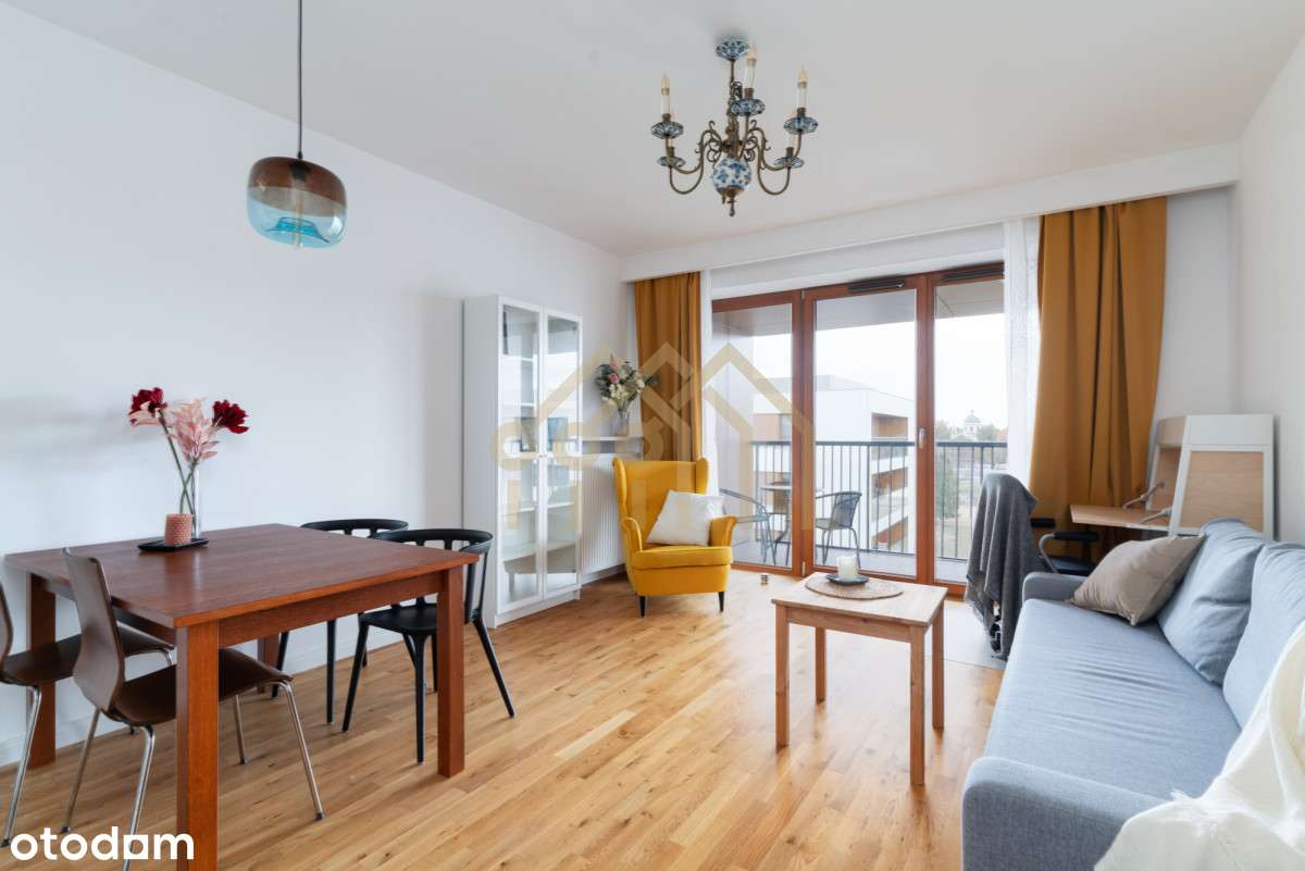 Widok/ Przestrzeń/ Wilanów/ 46m2/ 2pokoje/ 4piętro