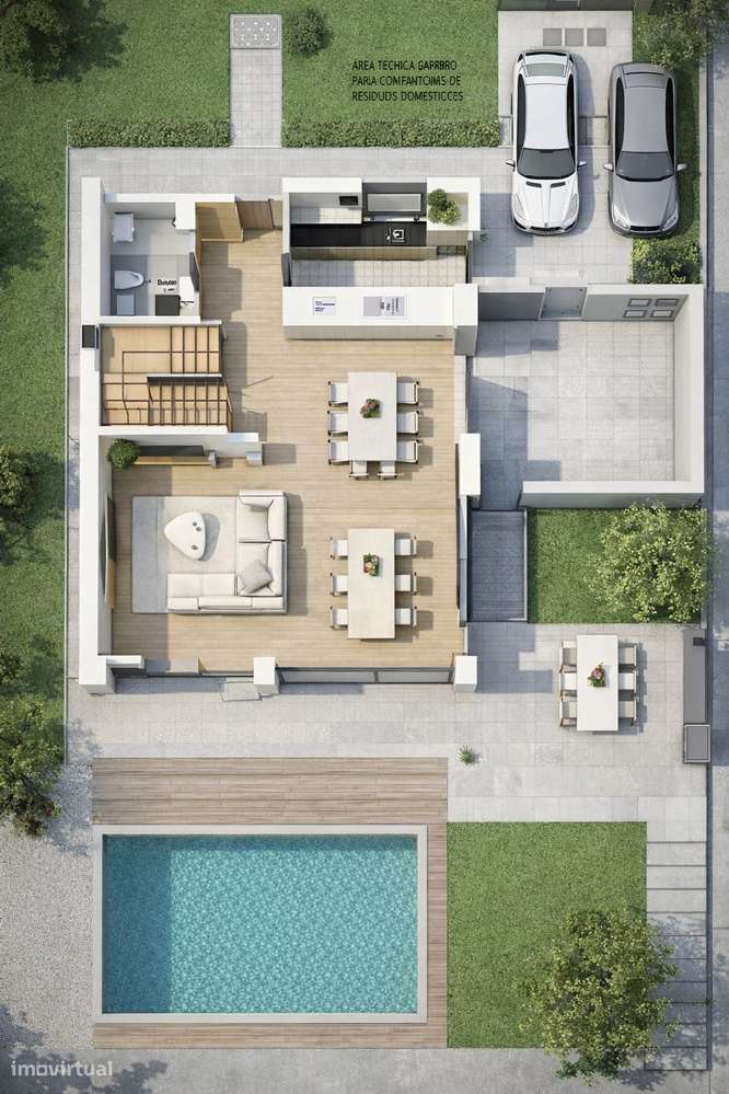 Moradia isolada T3 ou 4 com 3 Suítes, e piscina, Jardim, Piso radiante - Grande imagem: 5/25