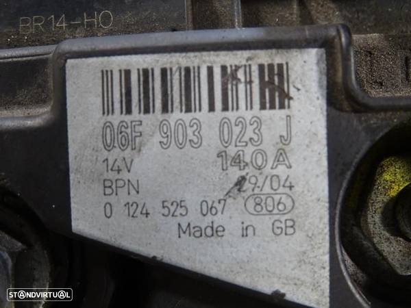 Alternador Audi A3 (8P1)  06F 903 023 J / 06F903023j / 0124525067 - 8