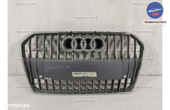 Grila Centrala Radiator originala cu senzori Audi A6 allroad C7 (facelift) 2014 2015 2016 2017 2018 - 1