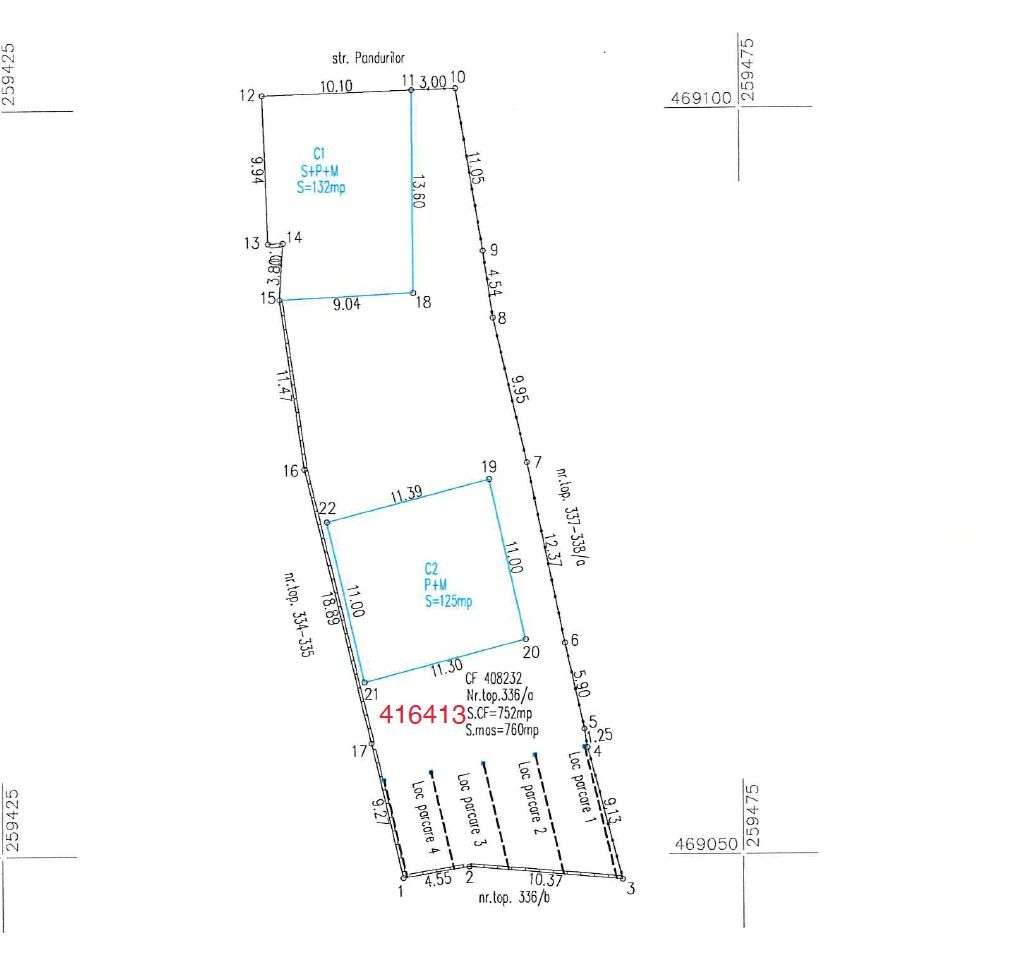 Investitie sau Locuit complex rezidential 4 apartamente cu 3 cam zona-13