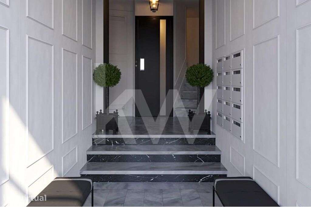 Apartamento T1 com um pátio no elegante empreendimento Vintage Lapa - Grande imagem: 3/8