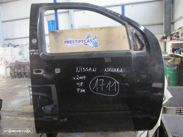 Porta POR1711 NISSAN NAVARA D40 2007 4P PRETO FD - 1