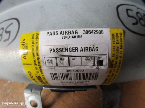 Airbag Passageiro 30642900 VOLVO XC90 2005 2.4 D 163Cv 163CV 5P CINZA - 3