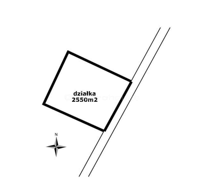 Działka, 2 550 m², Łysomice - Pełny obrazek: 4/4