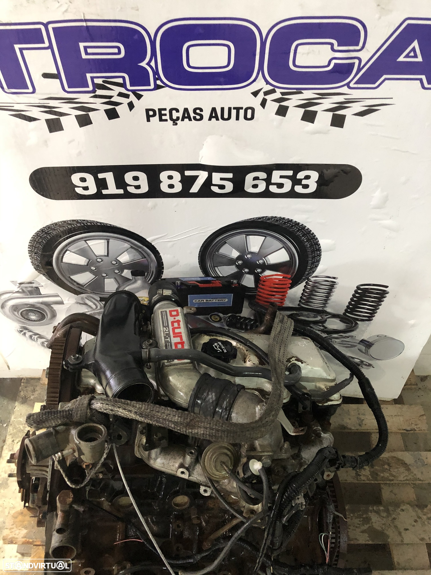 MOTOR TOYOTA 2.4 TD 2LT - 2