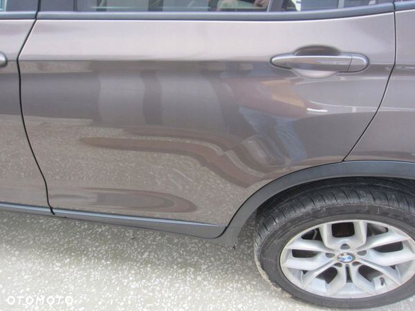 BMW X3 F25 B06 SPARKLING BRONZE DRZWI LEWE TYLNE LEWY TYŁ BRĄZOWE SZYBA - 1