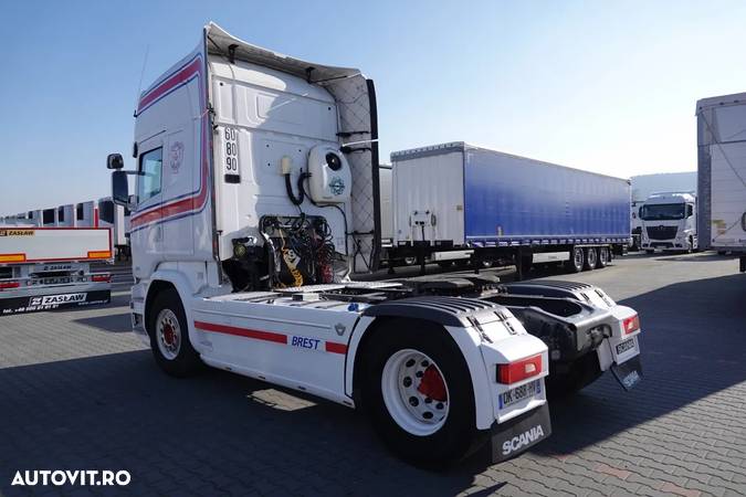 Scania R 580 / V8 / TOPLINE / RETARDER / SCAUNE PIELE / I-PARK COOL / EURO 6 / 2014 - 2