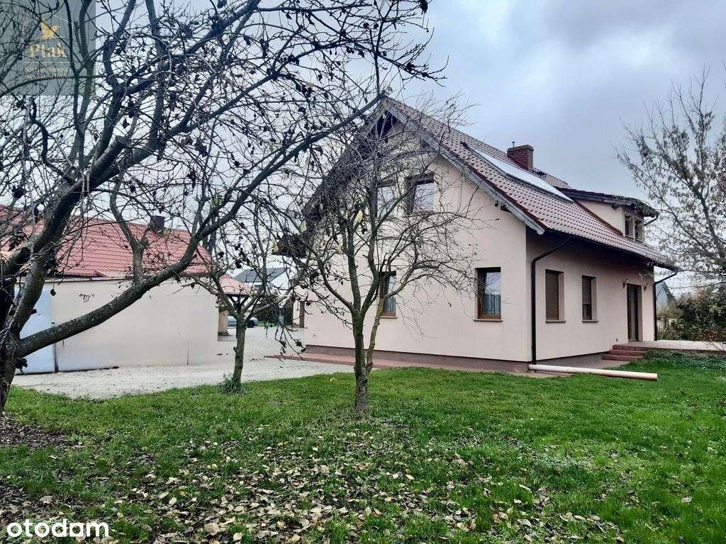 4 budynki na działce narożnej 2208m2! Domy+Magazyn-14