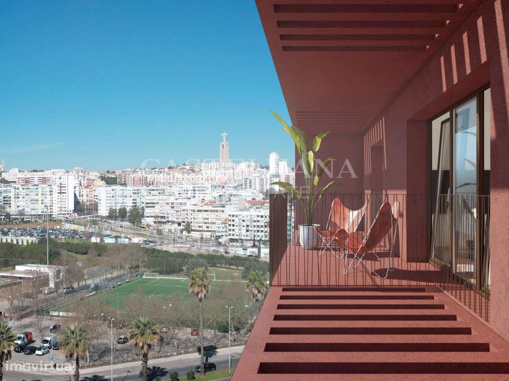 Apartamento T3 com varanda em novo empreendimento, Almada - Grande imagem: 4/44