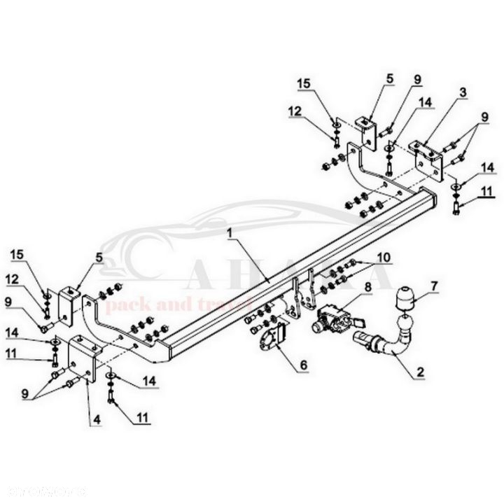 Hak Holowniczy Automat Do Renault Kangoo Ii 2013-2021 - 3