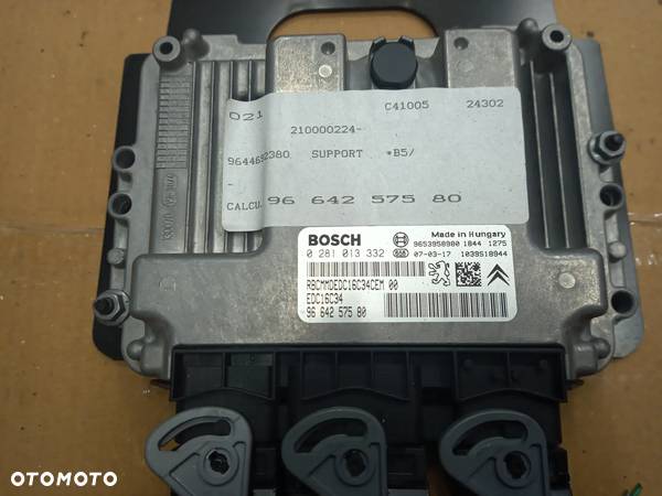 Citroen C4 I 1.6 HDI komputer silnika 0281011629 0281014729 9664257580 0281012980 9653958980 - 3