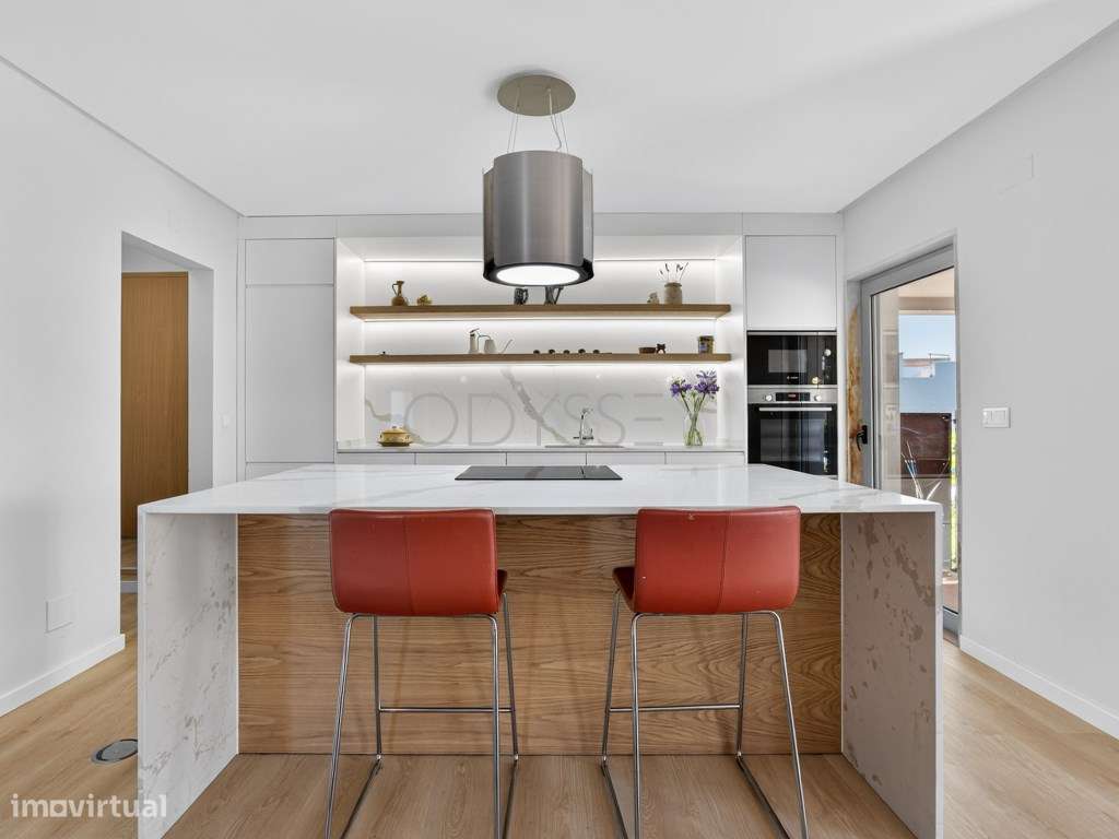 Villa entre litoral e campo com vista mar perto da Ericeira-11