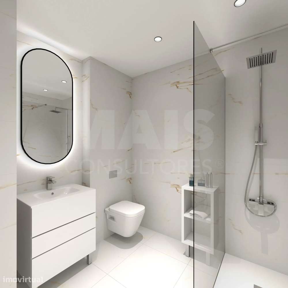 Apartamento T3+ 1 com garagem box , terraço e varanda. - Grande imagem: 5/9