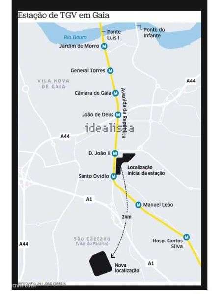 Terreno Urbano construção  moradia  500m vilar do paraiso  95.000€ - Grande imagem: 4/10