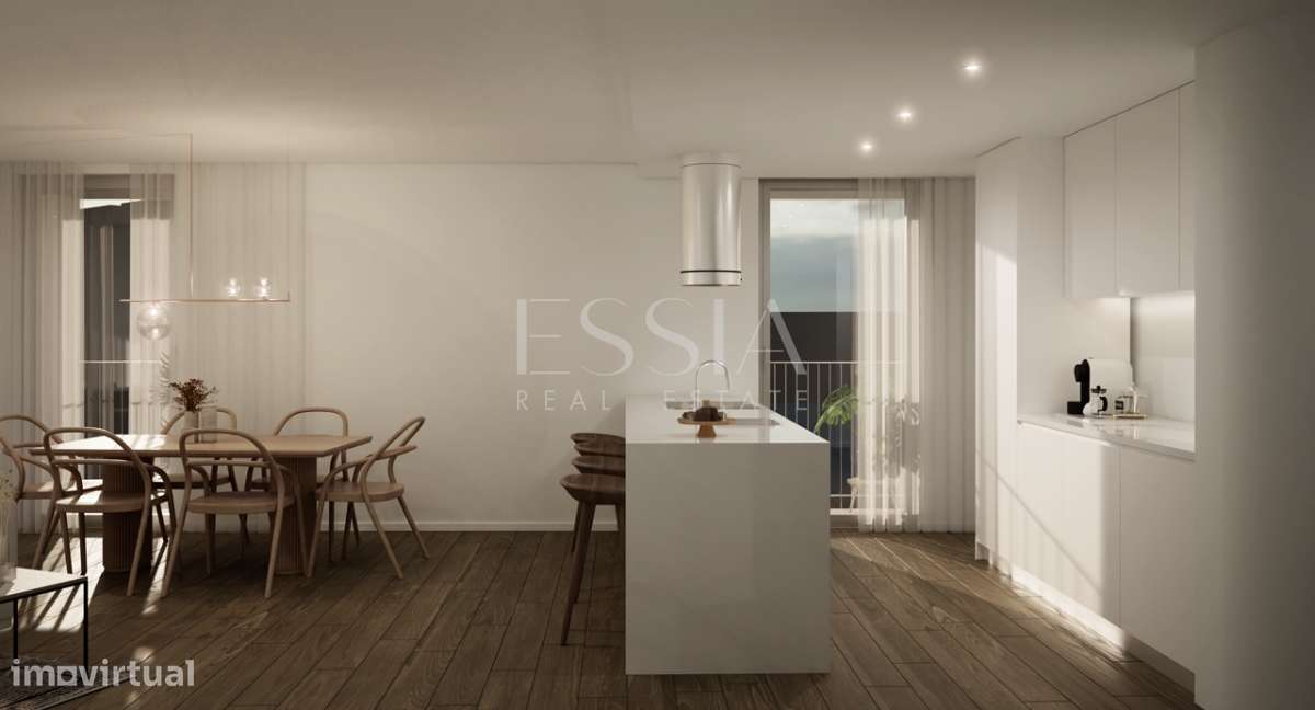 T3 com terraço próximo ao Colégio Efanor à Senhora da Hora, Porto - Grande imagem: 4/19