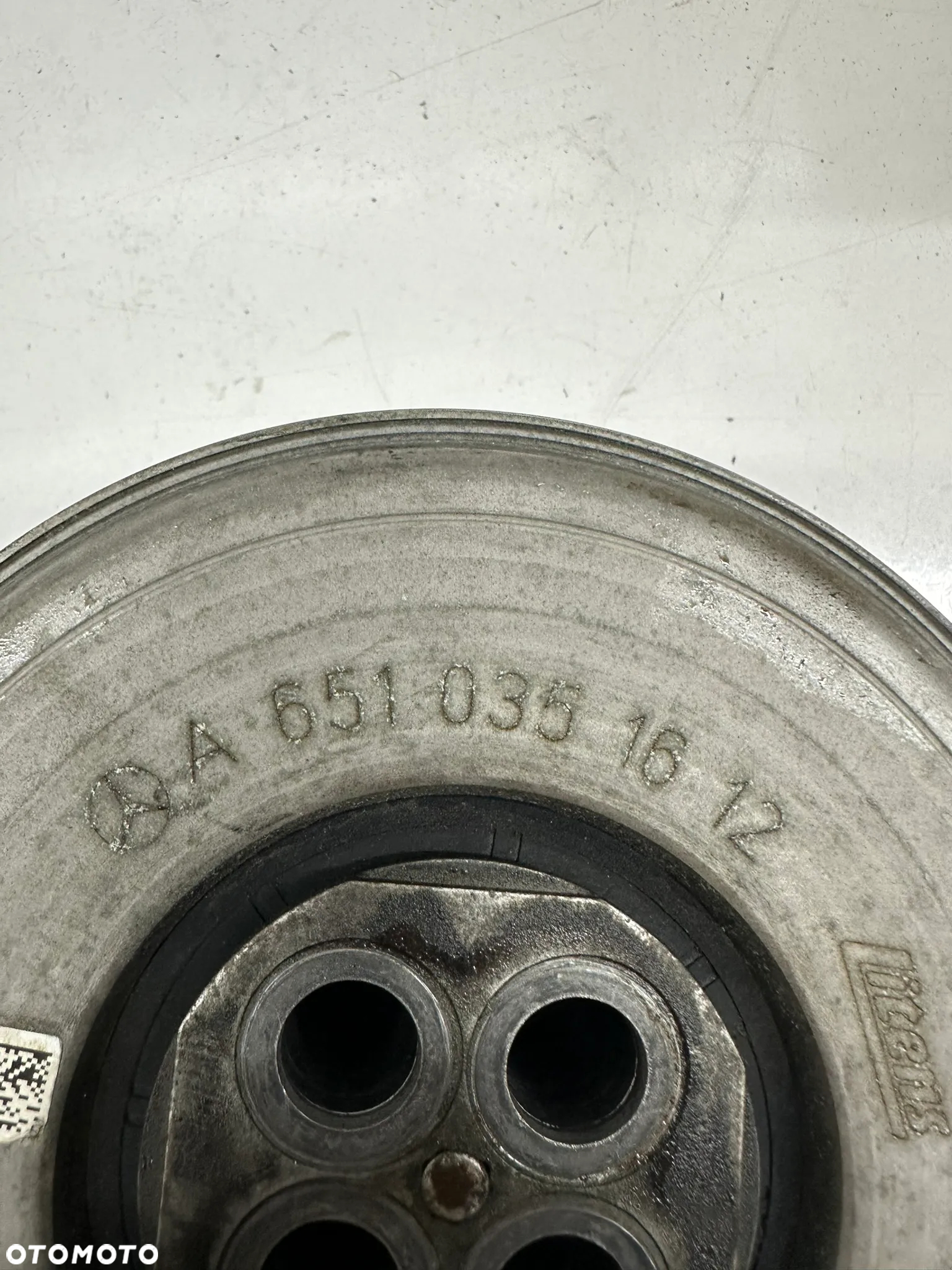 Koło Pasowe Wału Korbowego Mercedes OM651 A651035161205 - 2
