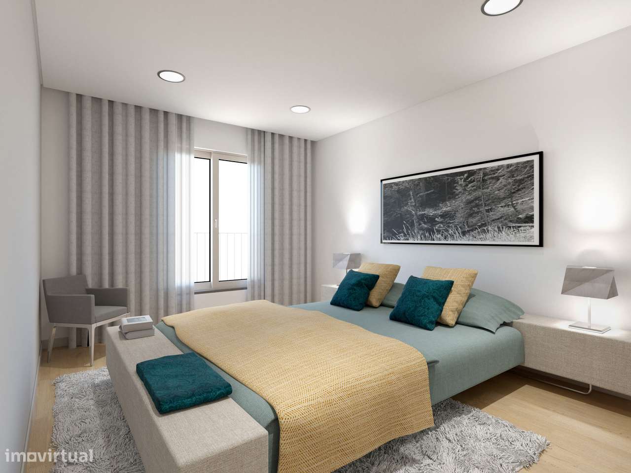 Magnífico apartamento T3 Varandas  Parqueamen Construção de Excelência-8