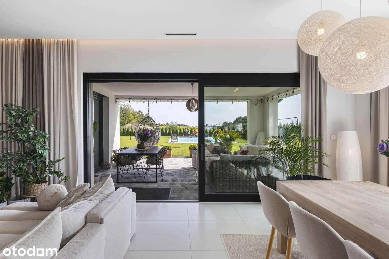 Nowoczesny dom parterowy z basenem | Duża działka | 5 min Wrocław-6