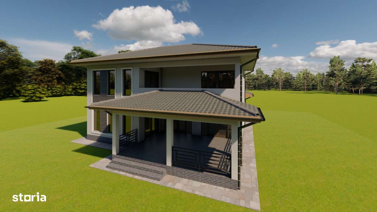 Casa noua, P+1 – 260 mp utili | finisata la cheie | teren cu curte a - Imagine principală: 5/10