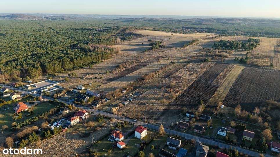 działka 863m2/1600m2, szer.22 + pozwolenie na bud. Rokitno Szlacheckie-4
