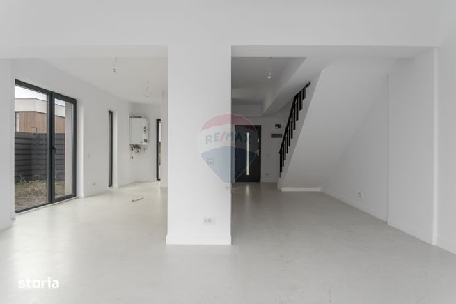 Vilă cu 4 camere de vânzare, curte, 2 locuri parcare, ansamblu inchis-4