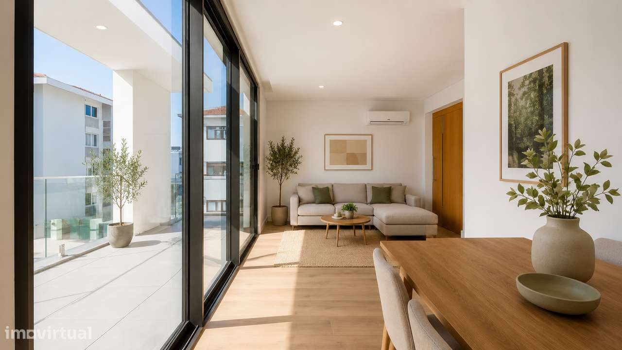 Moradia Geminada T3+1 com Jardim e Três Frentes na Boavista-8
