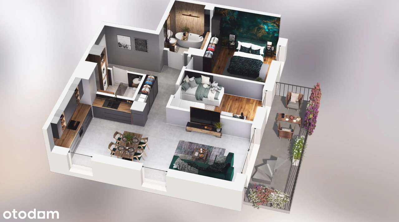 Apartament z tarasem w otoczeniu parku | Wyjątkowa inwestycja-7