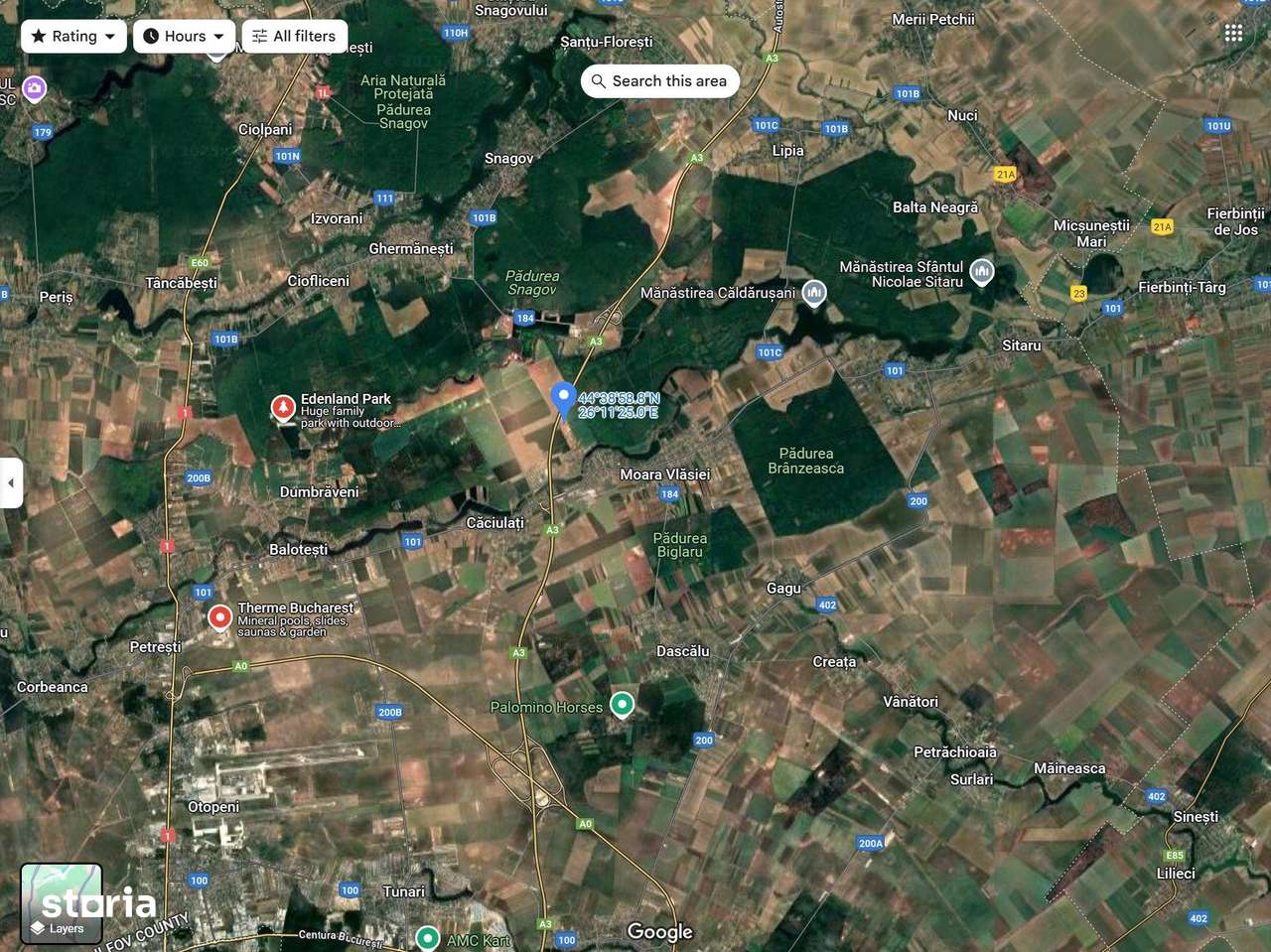 Oferta! Se ofera spre vanzare teren extravilan 2.095mp, Moara Vlasiei - Imagine principală: 3/3