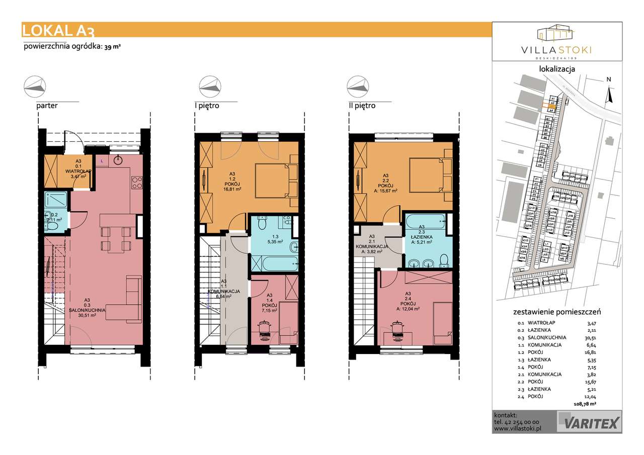 5-pokojowy dom 108m2 + ogródek Bezpośrednio - Pełny obrazek: 2/7