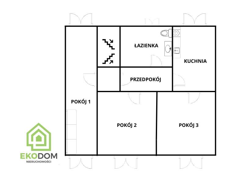 Piętrowy dom do wynajęcia / Lubliniec - Pełny obrazek: 3/20