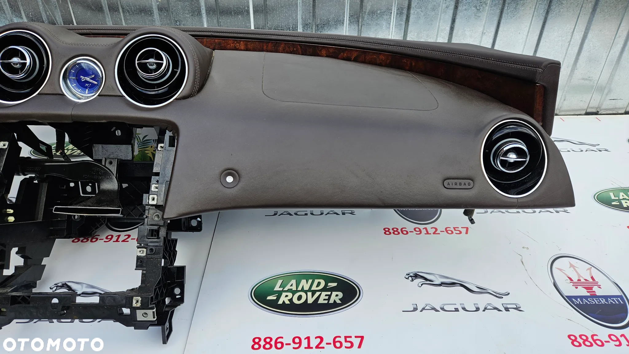 Jaguar XJ 351 2010-2015  Deska Kokpit Konsola z poduszkami oraz sensorem Airbag Poduszki Napinacze - 36
